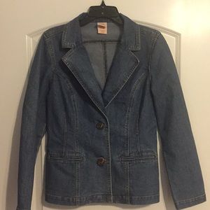 Faded glory denim stretch jacket size S